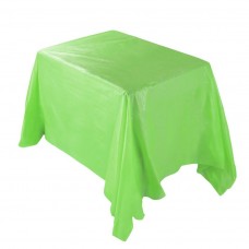 Sólido 137*274 cm rectangular mesa de tela decoración de la boda del partido impermeable plástico manteles camino de mesa ali-09224580